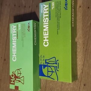 Organic Chemistry & Inorganic Chem Summary Cards -NEW Sealed Boxes VTG : VIS Ed
